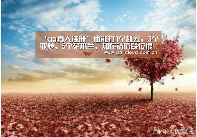 ‘ag真人注册’他能打1个赵云,3个亚瑟,5个花木兰,却在钻石段位很少见!(图2) ag真人厅下载